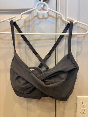 Athleta Grey Women's Twist-Front swim top